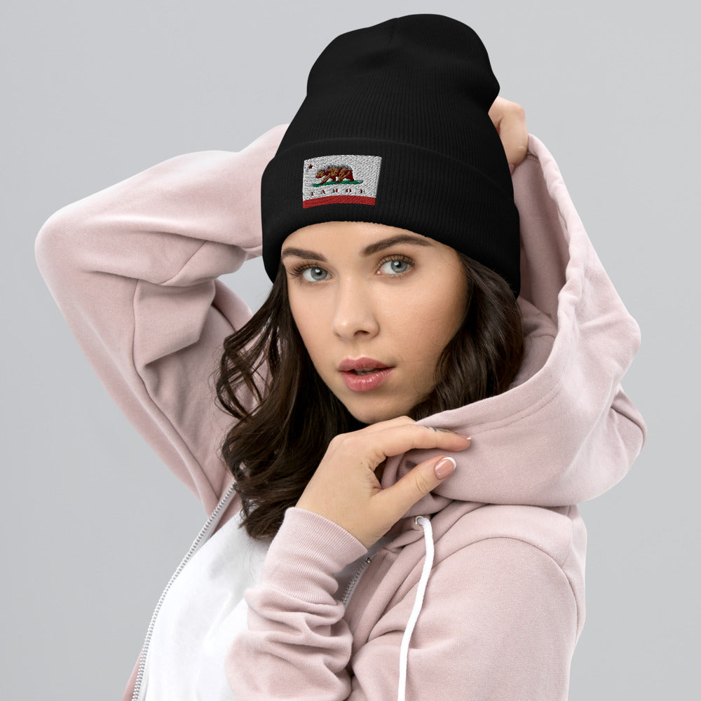 CA Flag Tahoe Beanie - Sno Cal