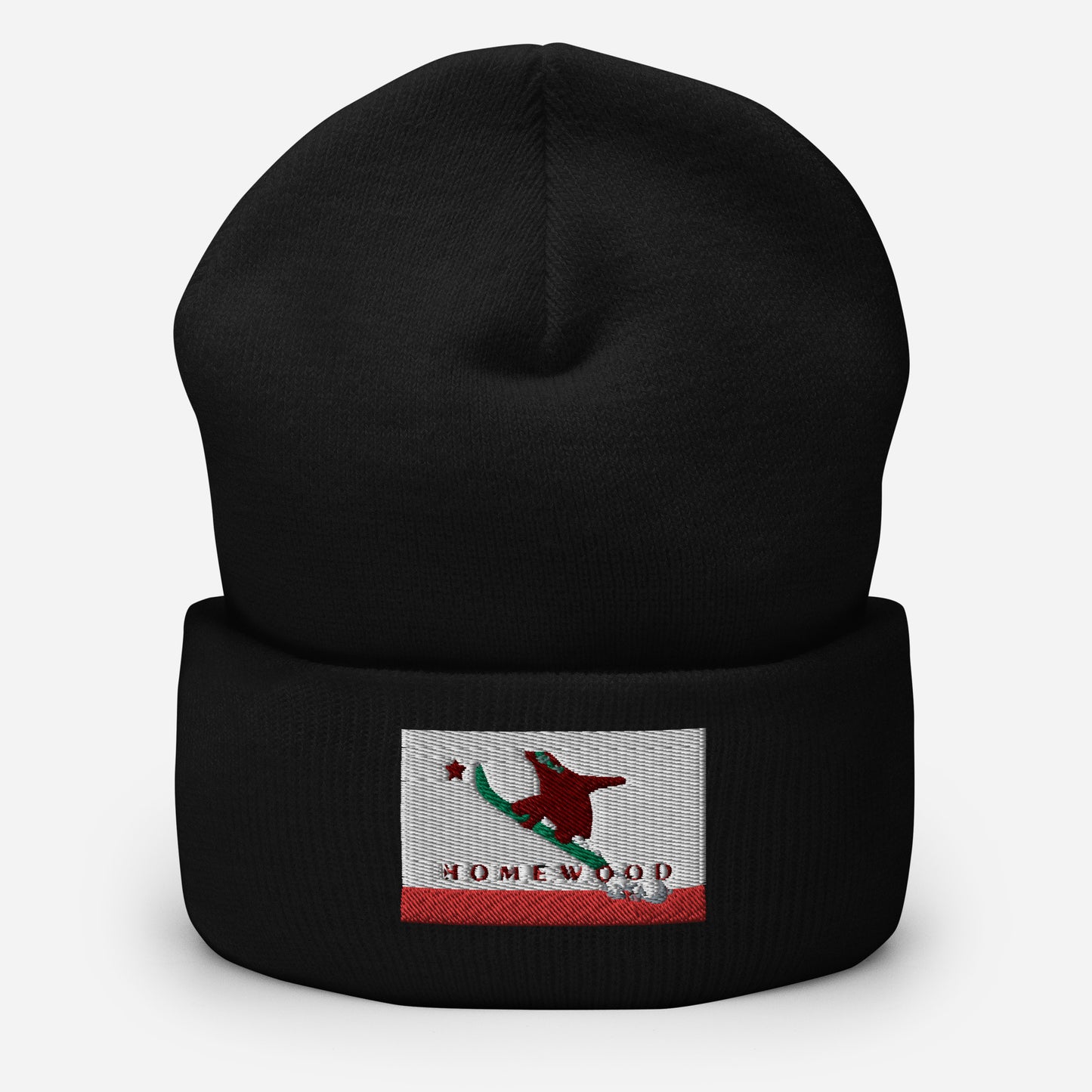 Homewood CA Flag Snowboard Beanie