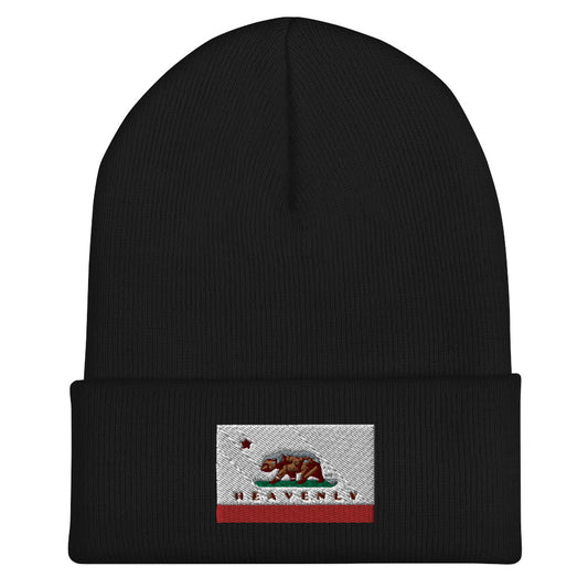 Heavenly CA Flag Cuffed Beanie