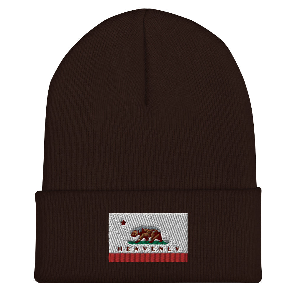 Heavenly CA Flag Cuffed Beanie
