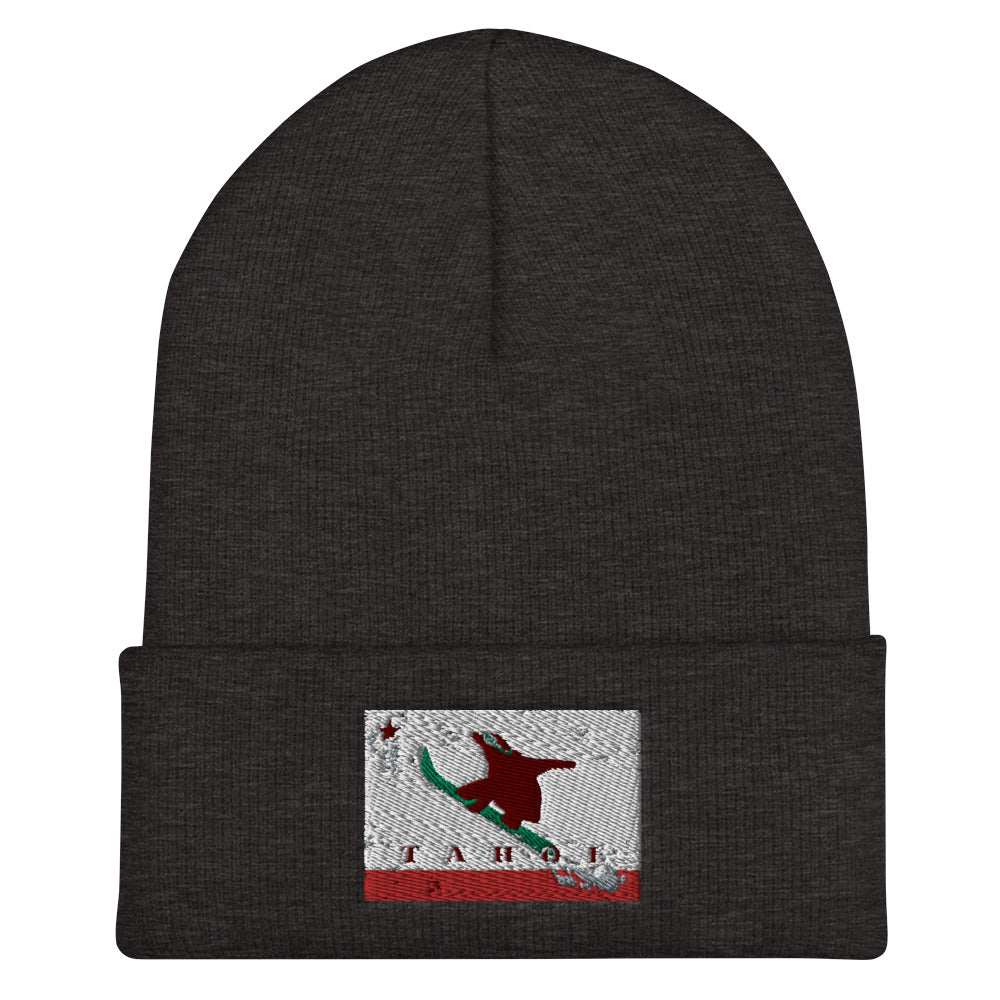 Boarding Grizzly CA Flag Beanie - Sno Cal