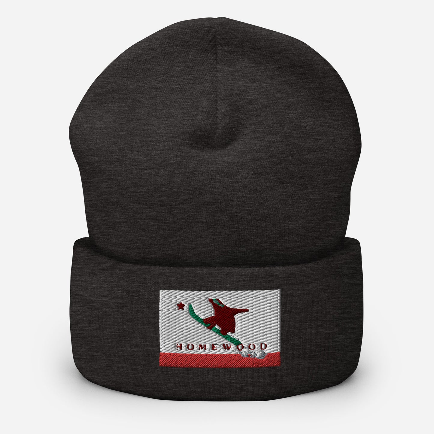 Homewood CA Flag Snowboard Beanie