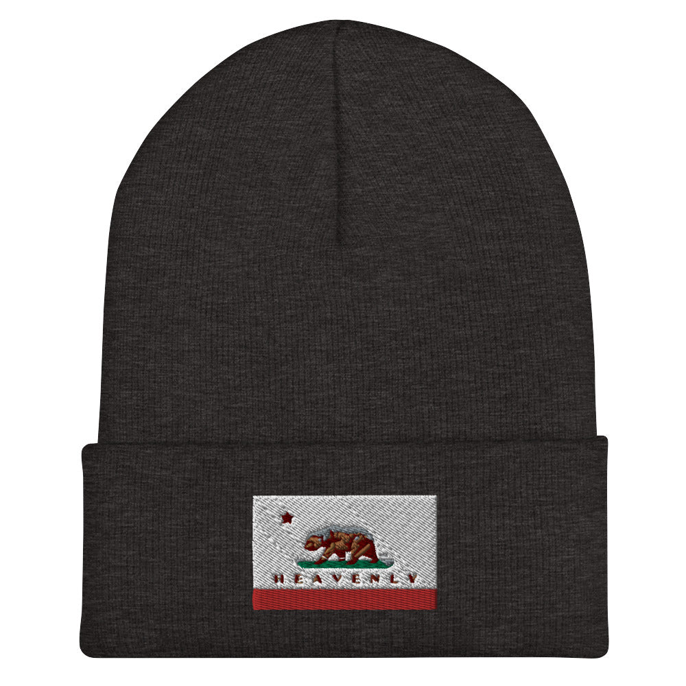 Heavenly CA Flag Cuffed Beanie