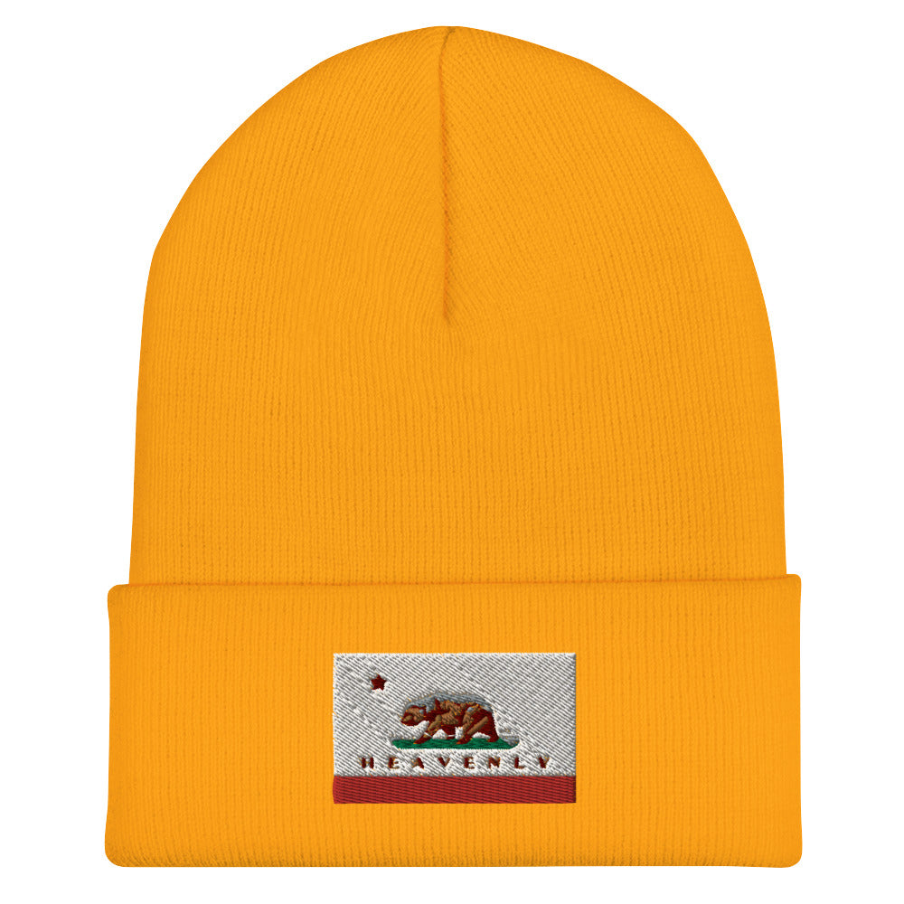 Heavenly CA Flag Cuffed Beanie