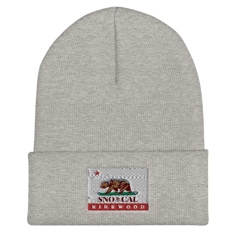 Kirkwood CA Flag Beanie - Sno Cal