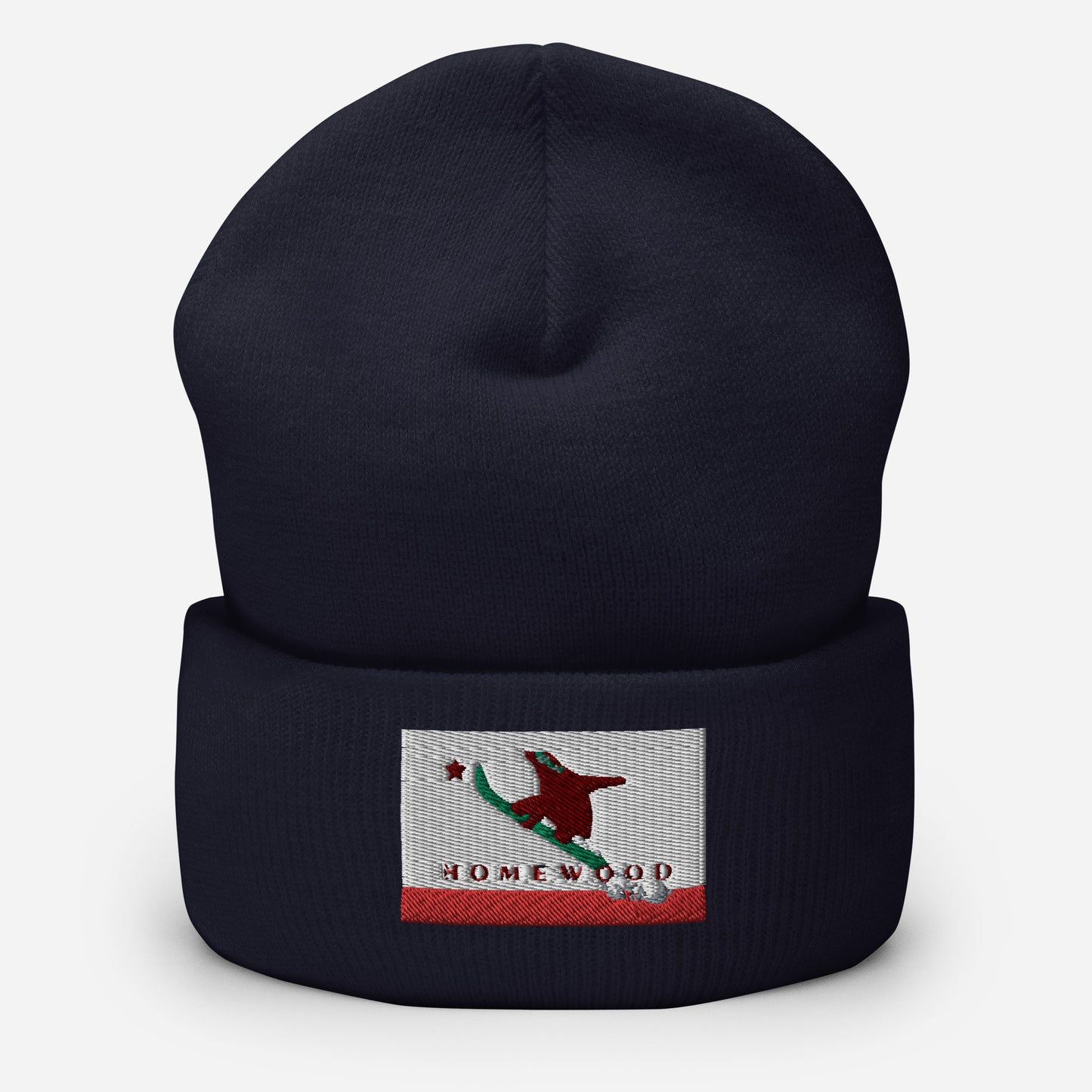 Homewood CA Flag Snowboard Beanie