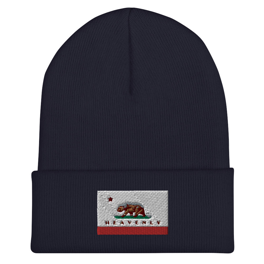 Heavenly CA Flag Cuffed Beanie