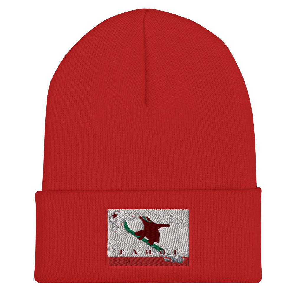 Boarding Grizzly CA Flag Beanie - Sno Cal