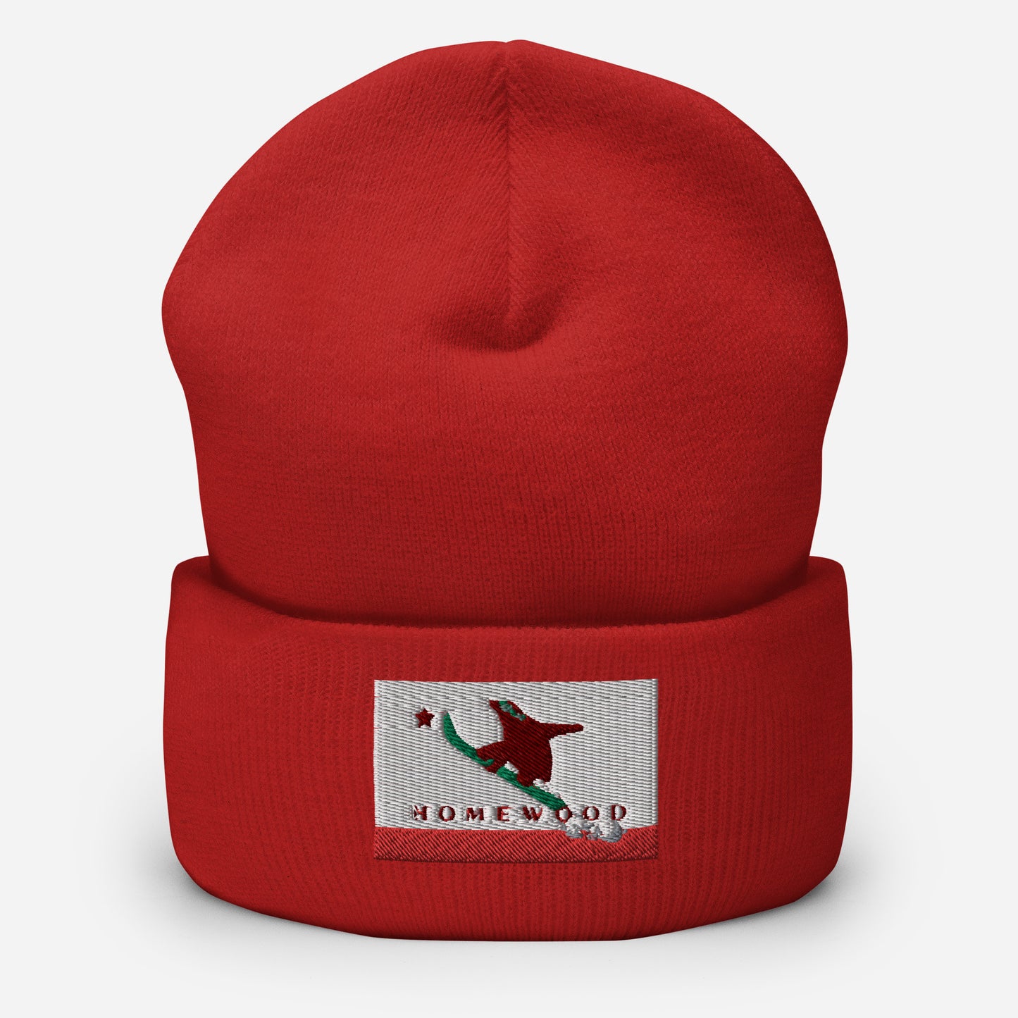 Homewood CA Flag Snowboard Beanie