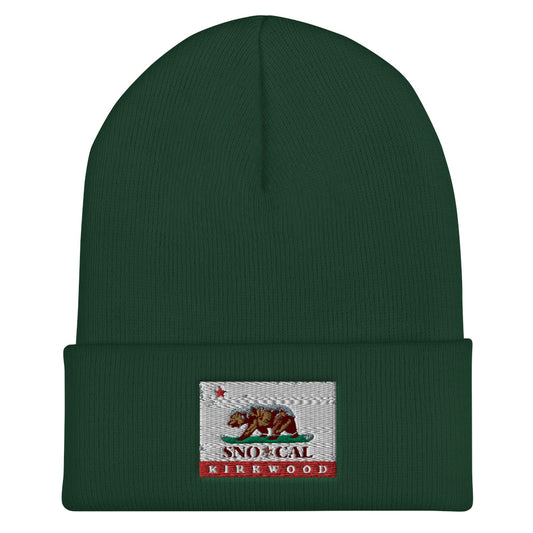 Kirkwood CA Flag Beanie - Sno Cal