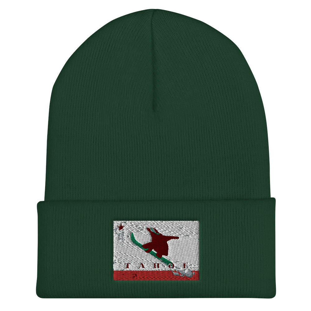 Boarding Grizzly CA Flag Beanie - Sno Cal