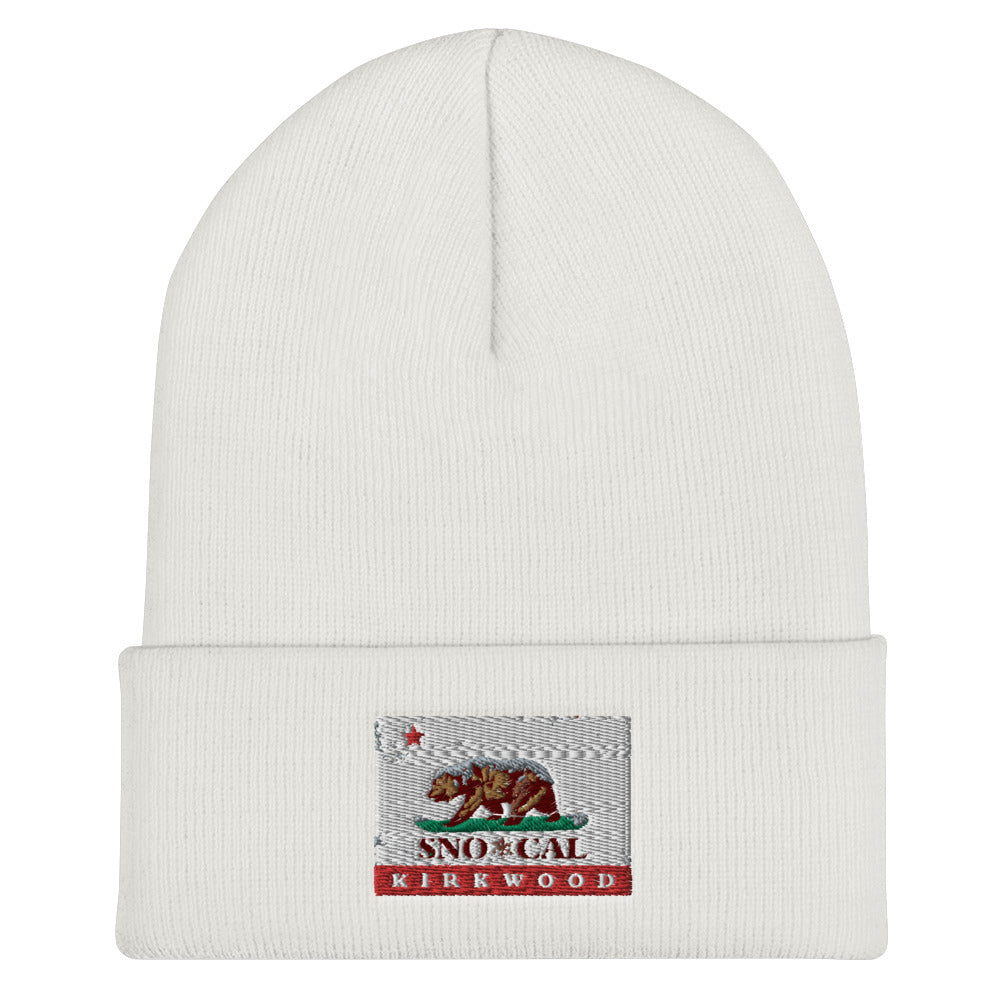 Kirkwood CA Flag Beanie - Sno Cal