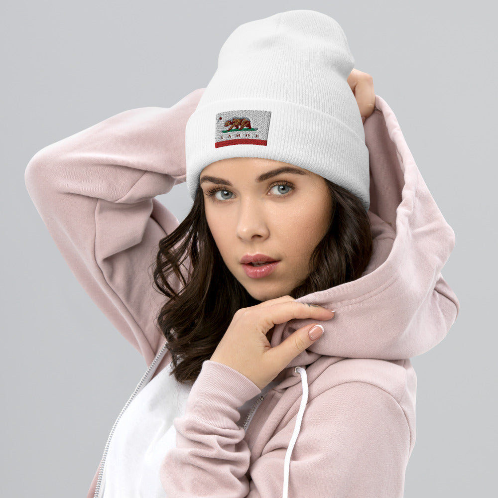 White Tahoe Beanie
