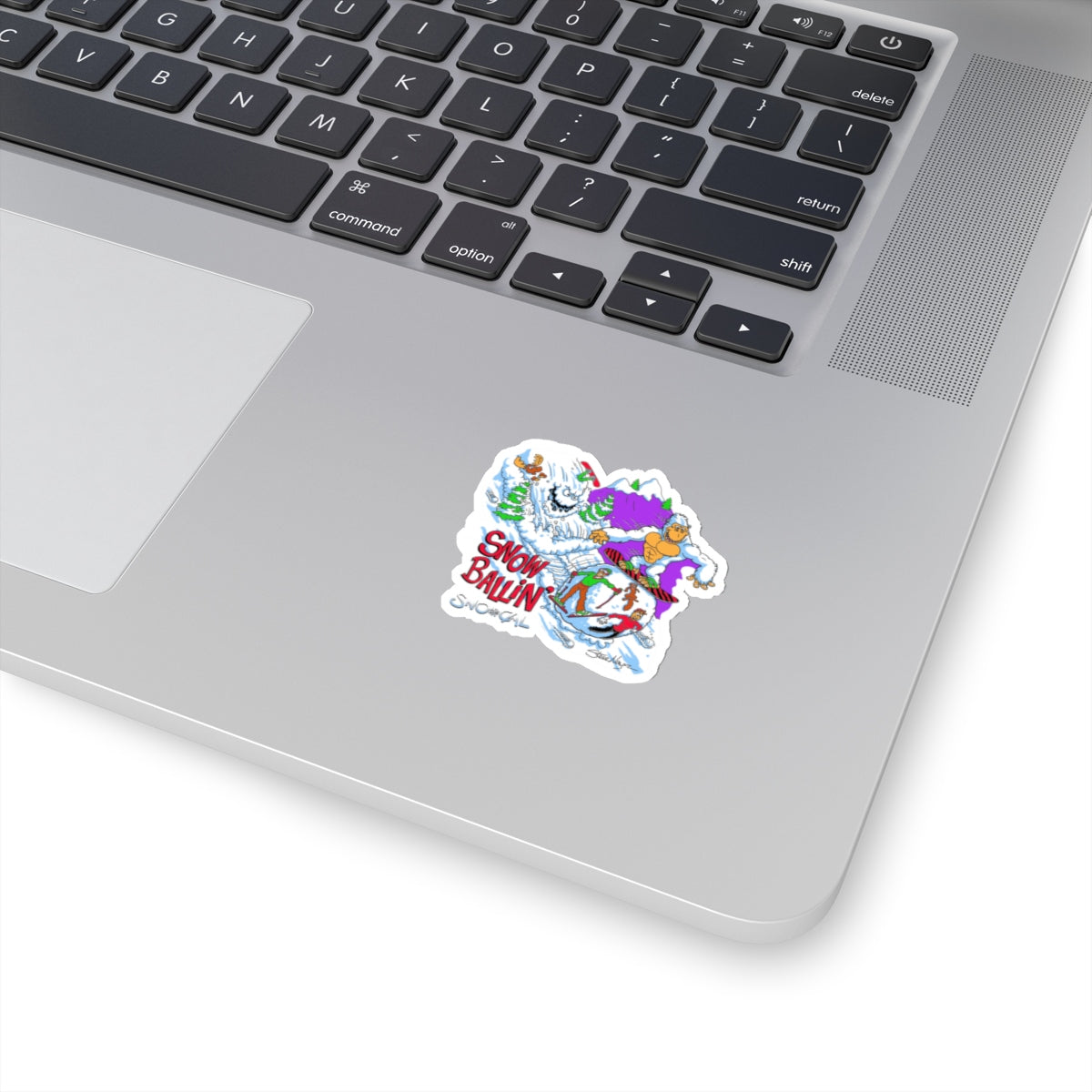 Snorilla SnowBallin' snowboard sticker - Sno Cal