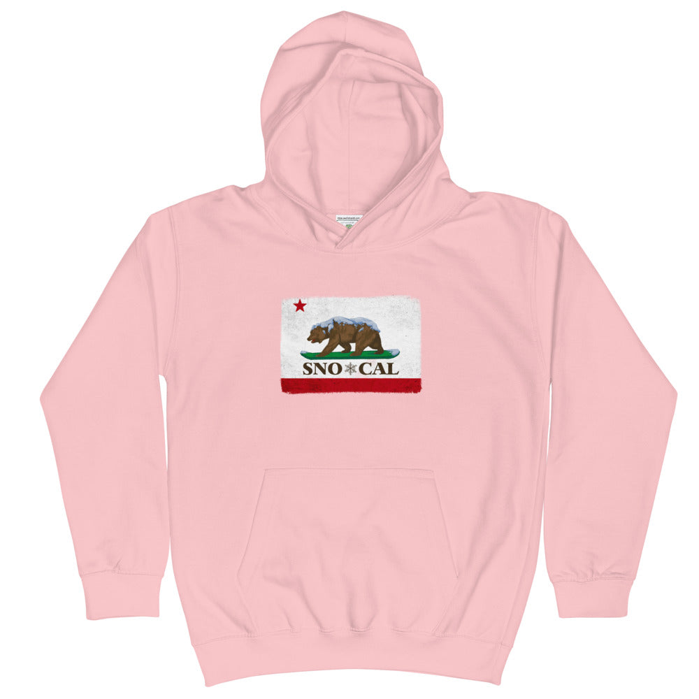 Sno*Cal CA Flag Kids Hoodie - Sno Cal