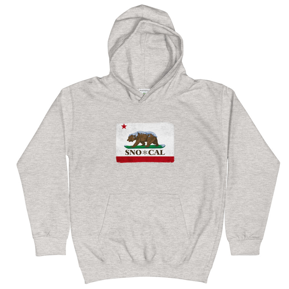 Sno*Cal CA Flag Kids Hoodie - Sno Cal