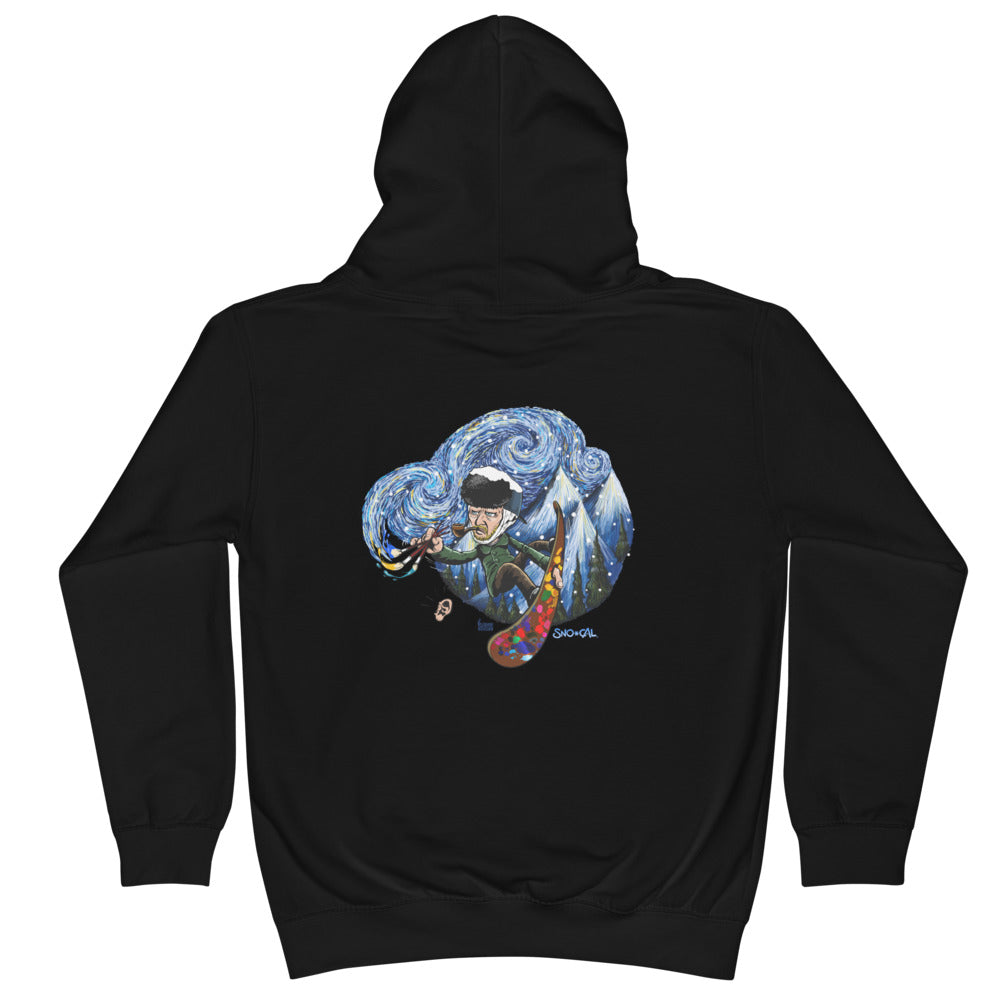 Kids Vincent van Snogh Hoodie (name on front) - Sno Cal