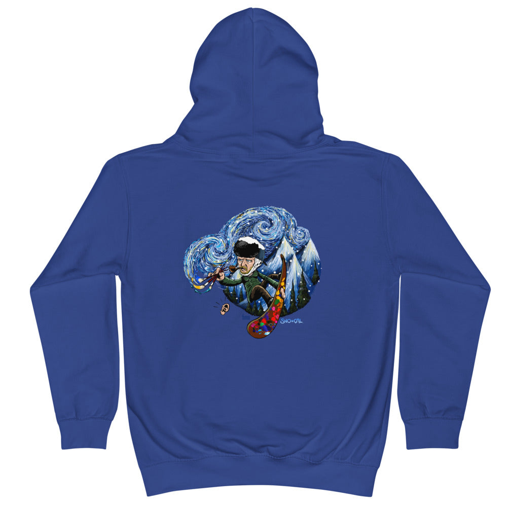 Kids Vincent van Snogh Hoodie (name on front) - Sno Cal