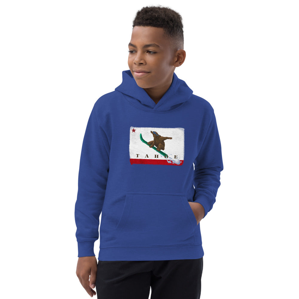 Boarding CA Grizzly Kids Hoodie - Sno Cal