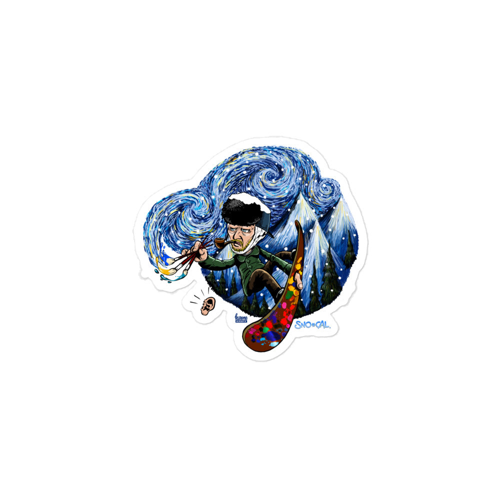 Snowy Night sticker - Sno Cal