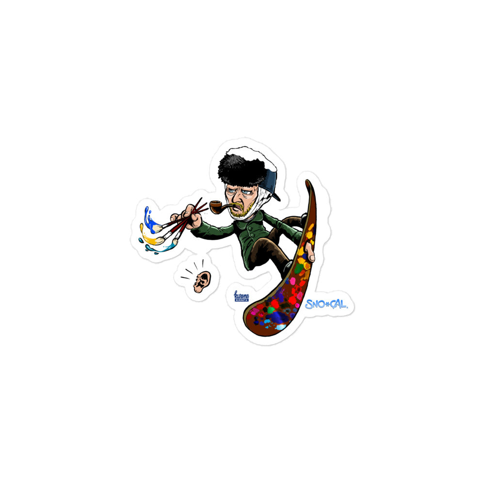 Vincent van Snogh solo sticker - Sno Cal
