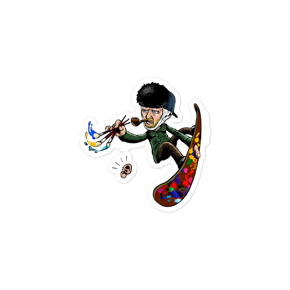 Vincent van Snogh sticker (no logos) - Sno Cal