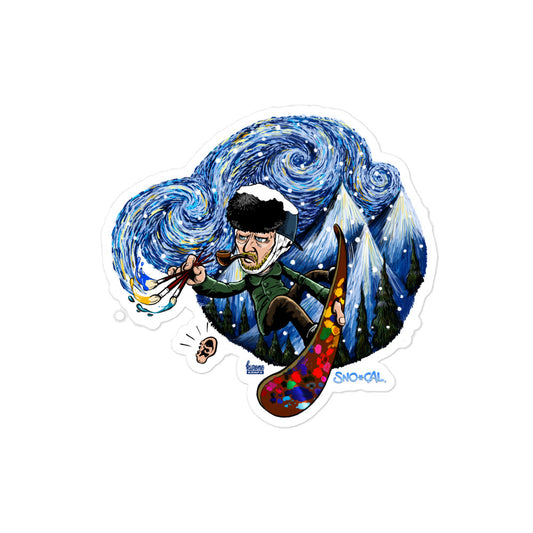 Snowy Night sticker - Sno Cal