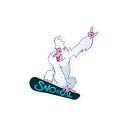 Snorilla Air Grab sticker - Sno Cal