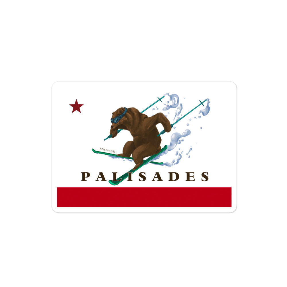 Palisades Ski Sticker