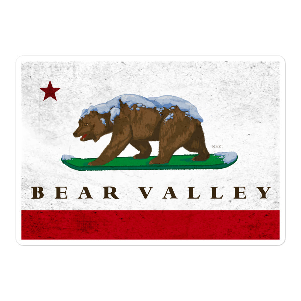 Bear Valley California sticker
