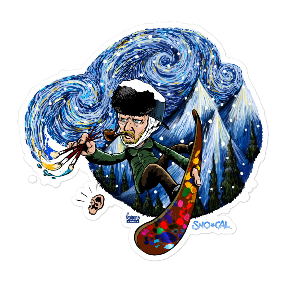 Snowy Night sticker - Sno Cal