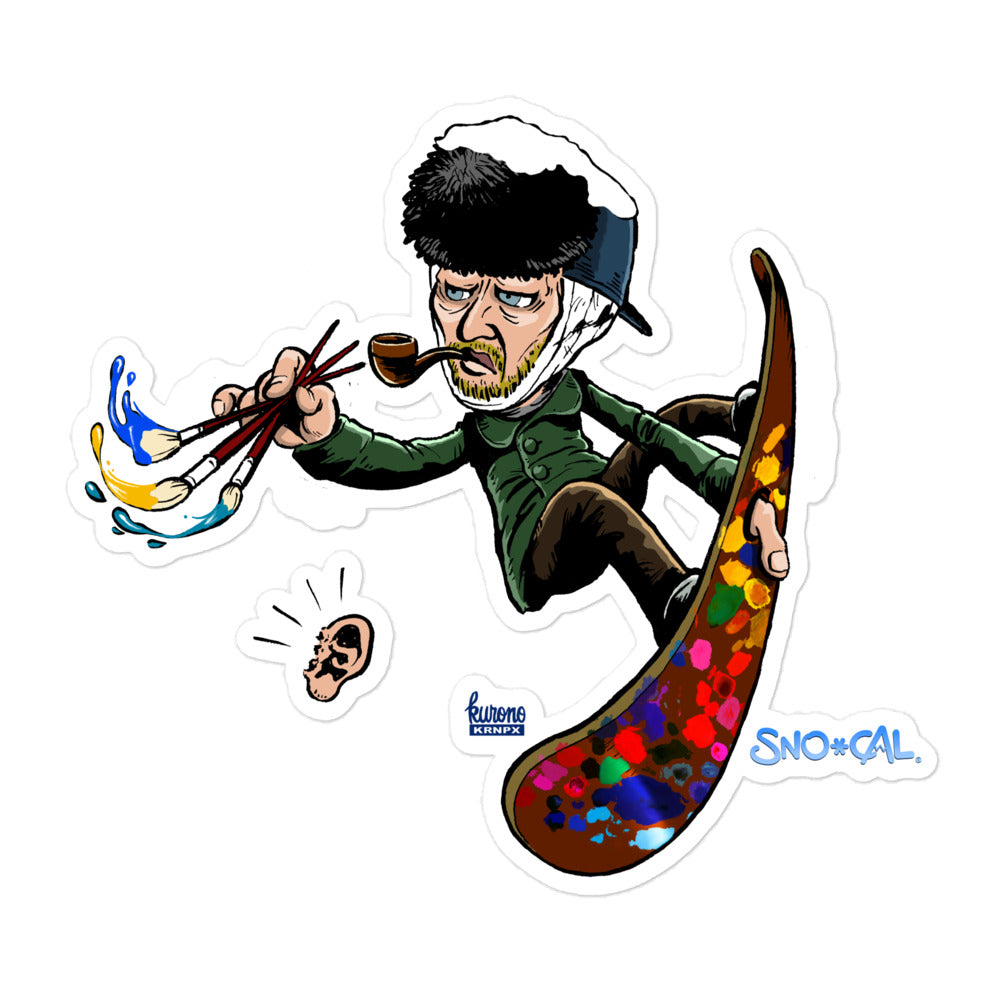 Vincent van Snogh solo sticker - Sno Cal
