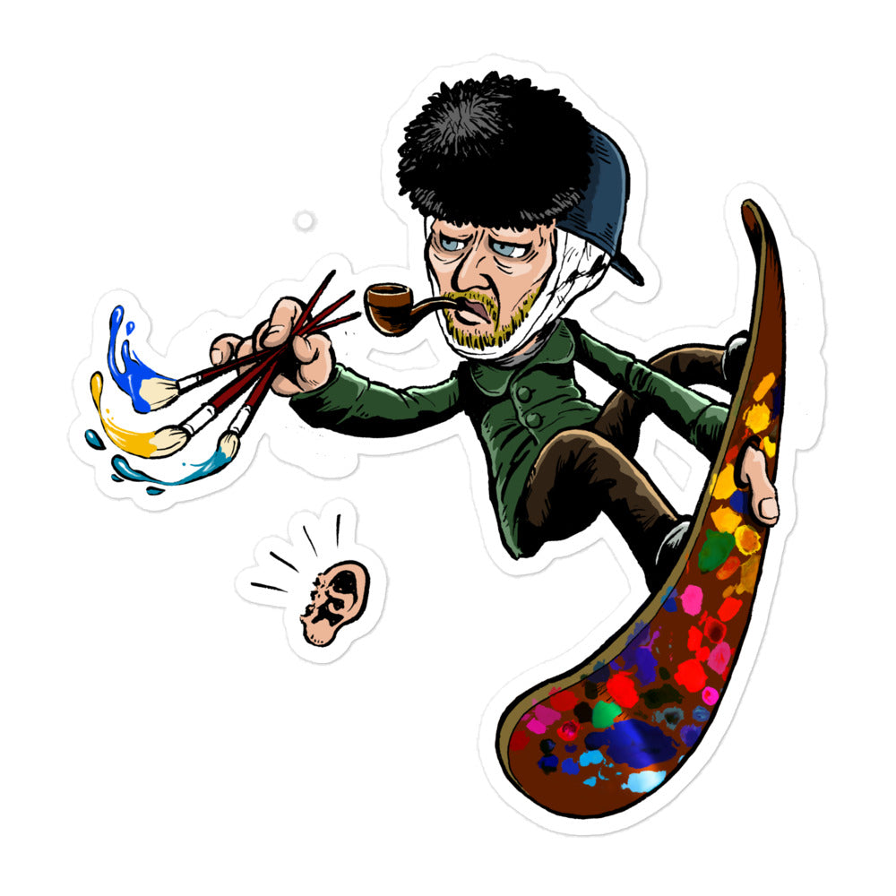 Vincent van Snogh sticker (no logos) - Sno Cal