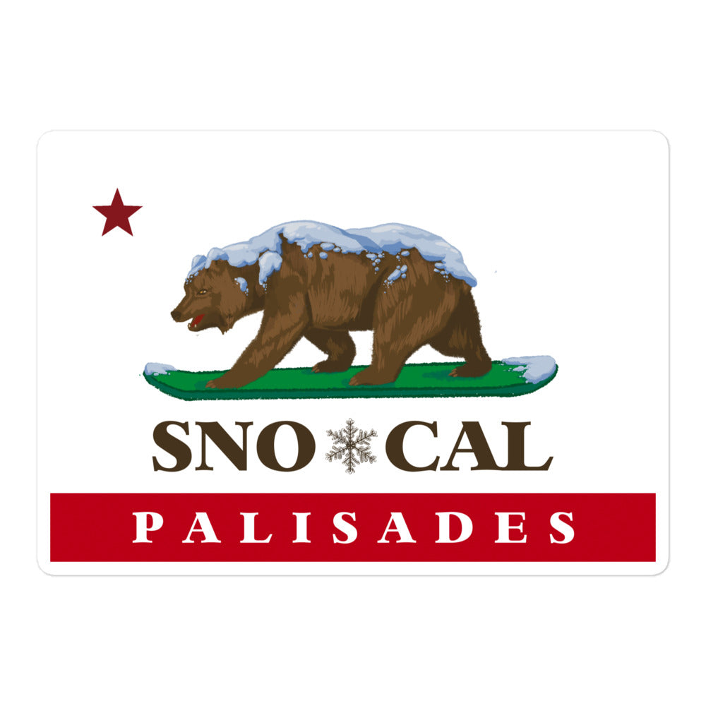 Palisades Sno*Cal Flag Sticker