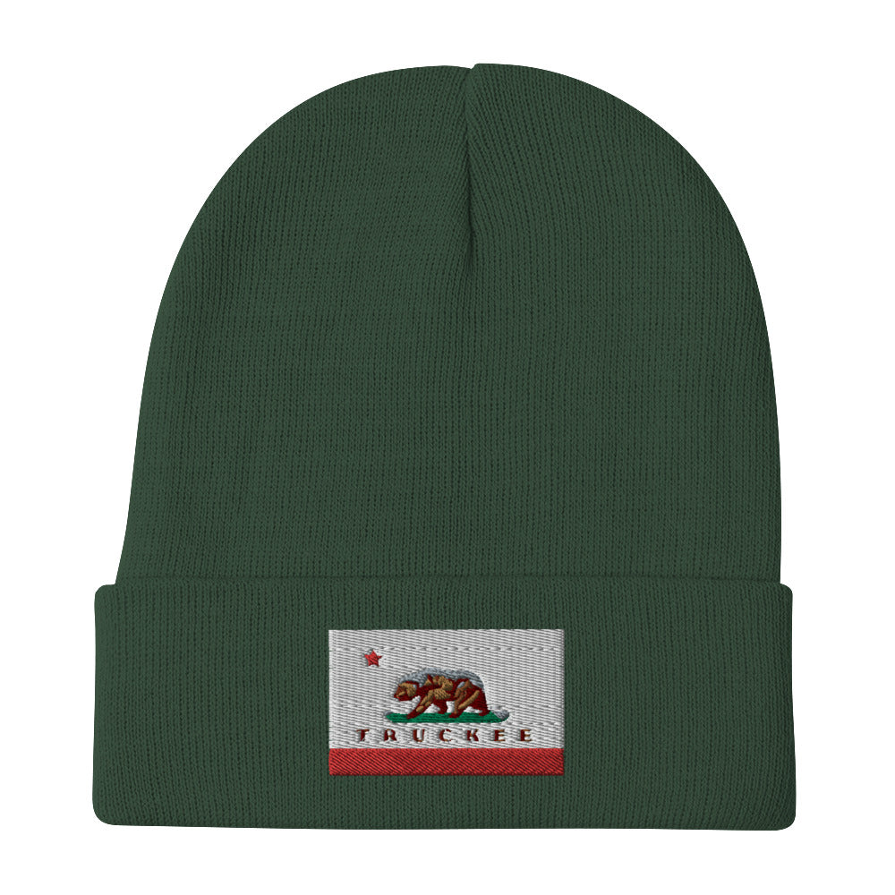 green truckee beanie