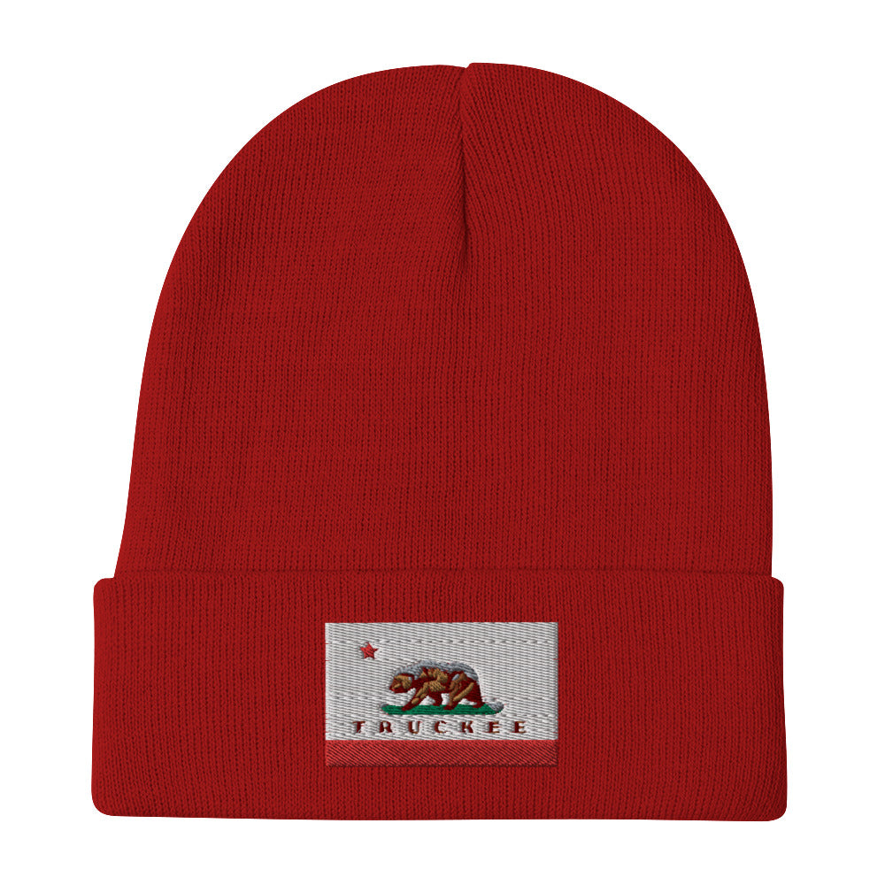 red truckee beanie