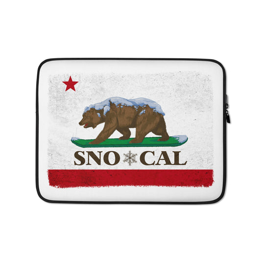 Sno*Cal flag Laptop Sleeve