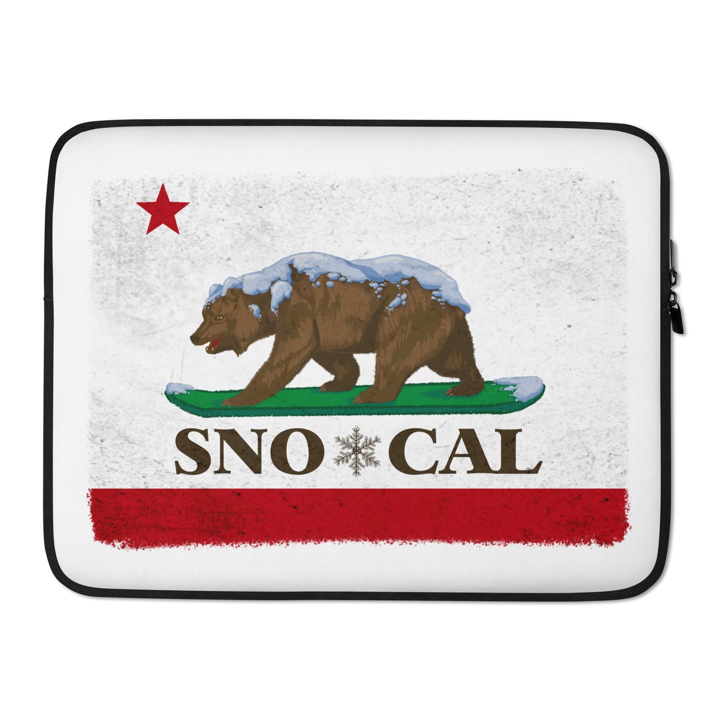 Sno*Cal flag Laptop Sleeve