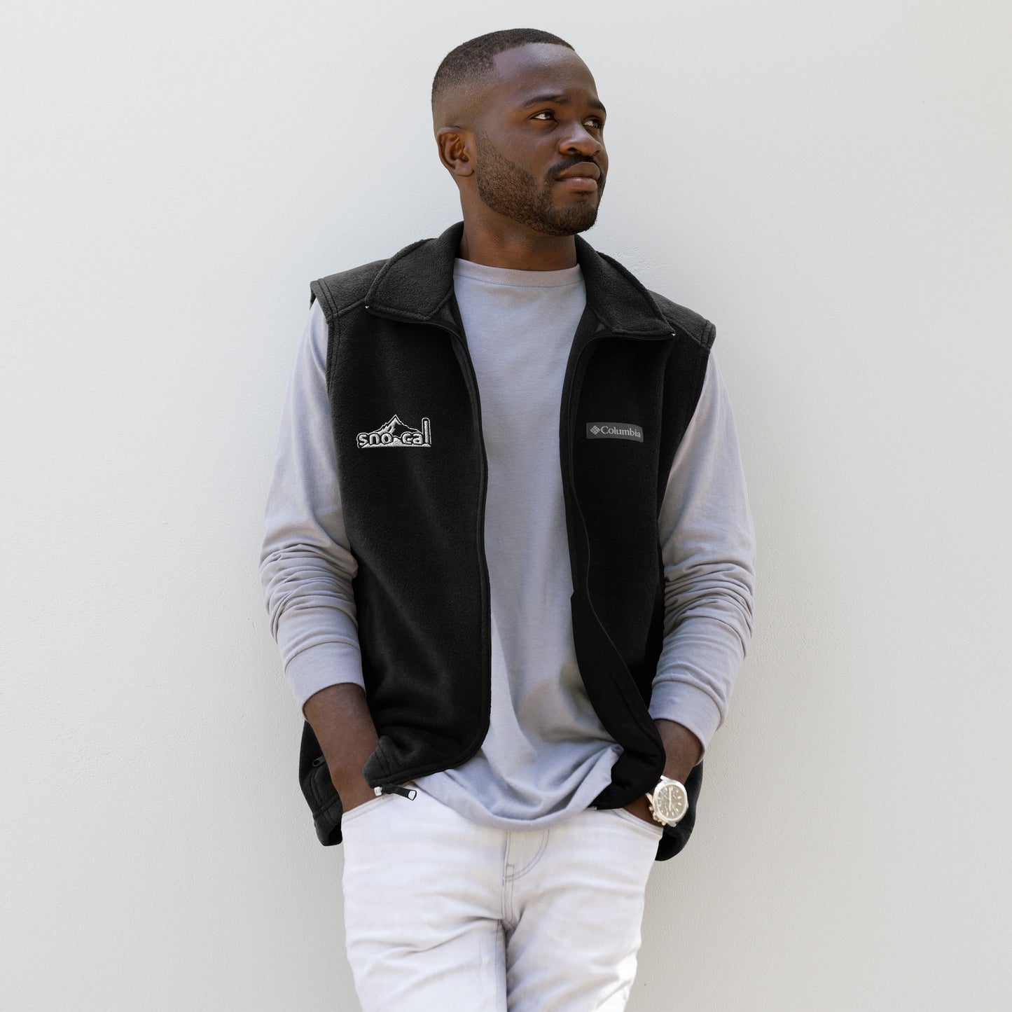 Men’s Sno Cal Columbia fleece vest