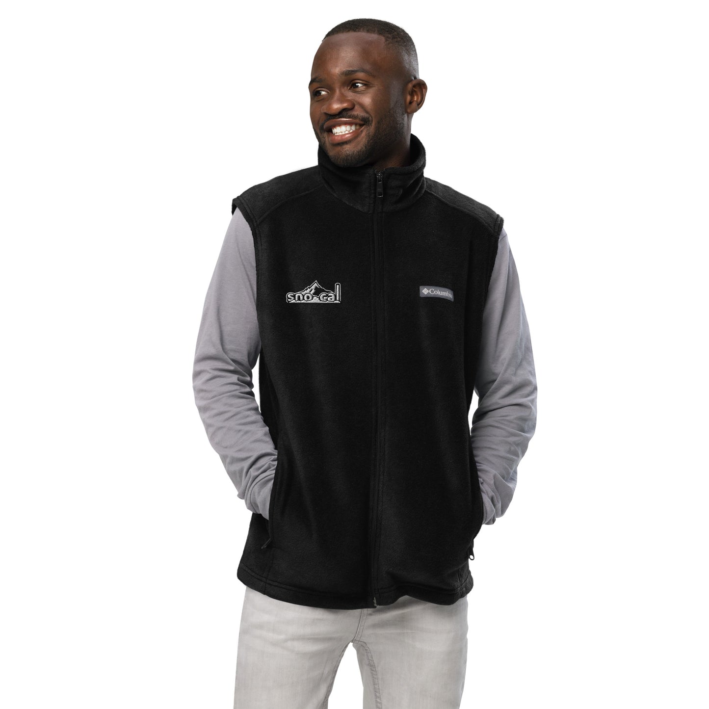 Men’s Sno Cal Columbia fleece vest