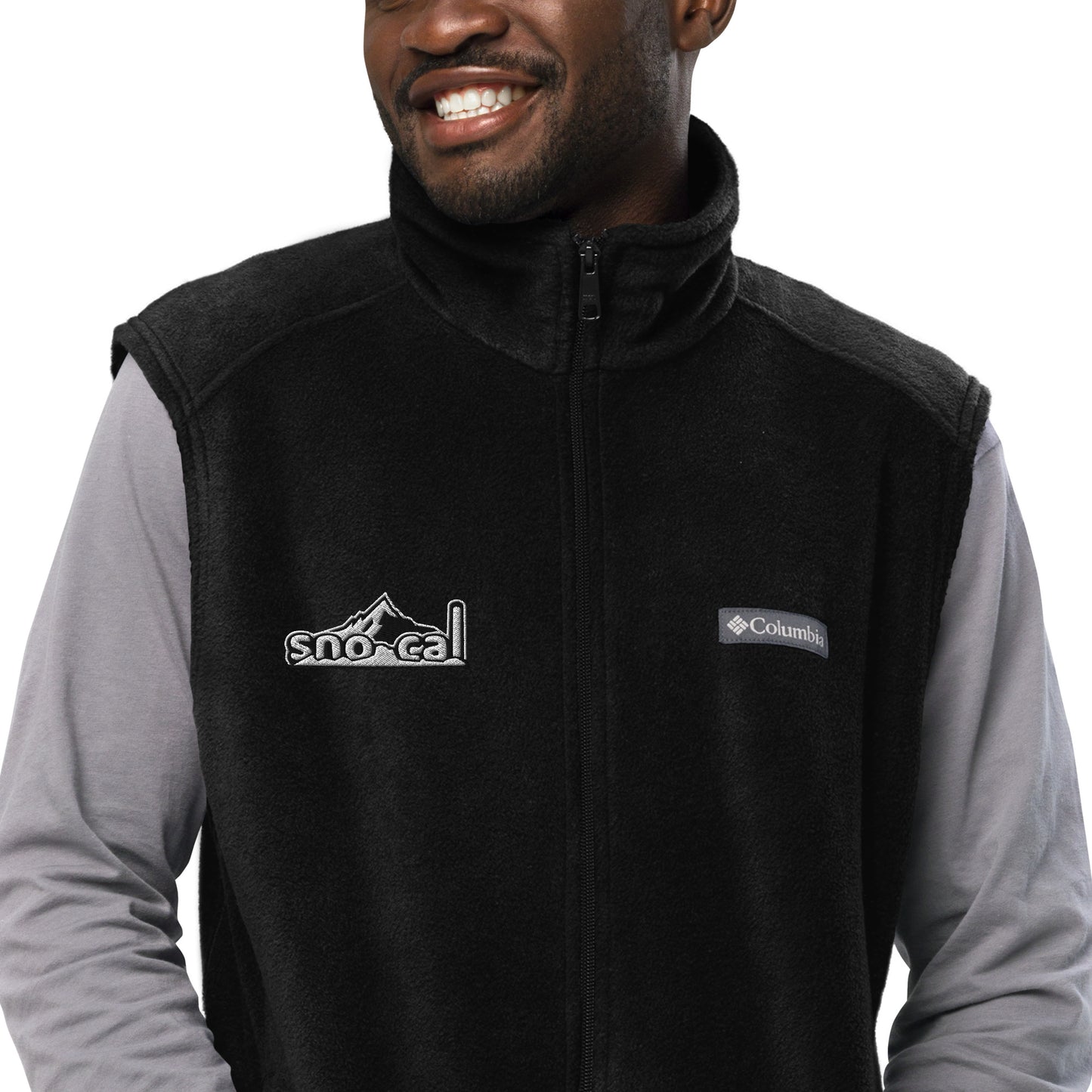 Men’s Sno Cal Columbia fleece vest