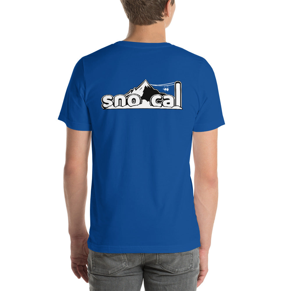 Sno Cal™ short-sleeve tee with white lettering logo - Sno Cal