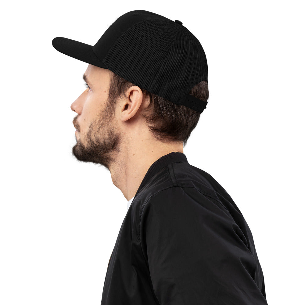 Sno*Cal Distressed California Flag Trucker Cap - Sno Cal