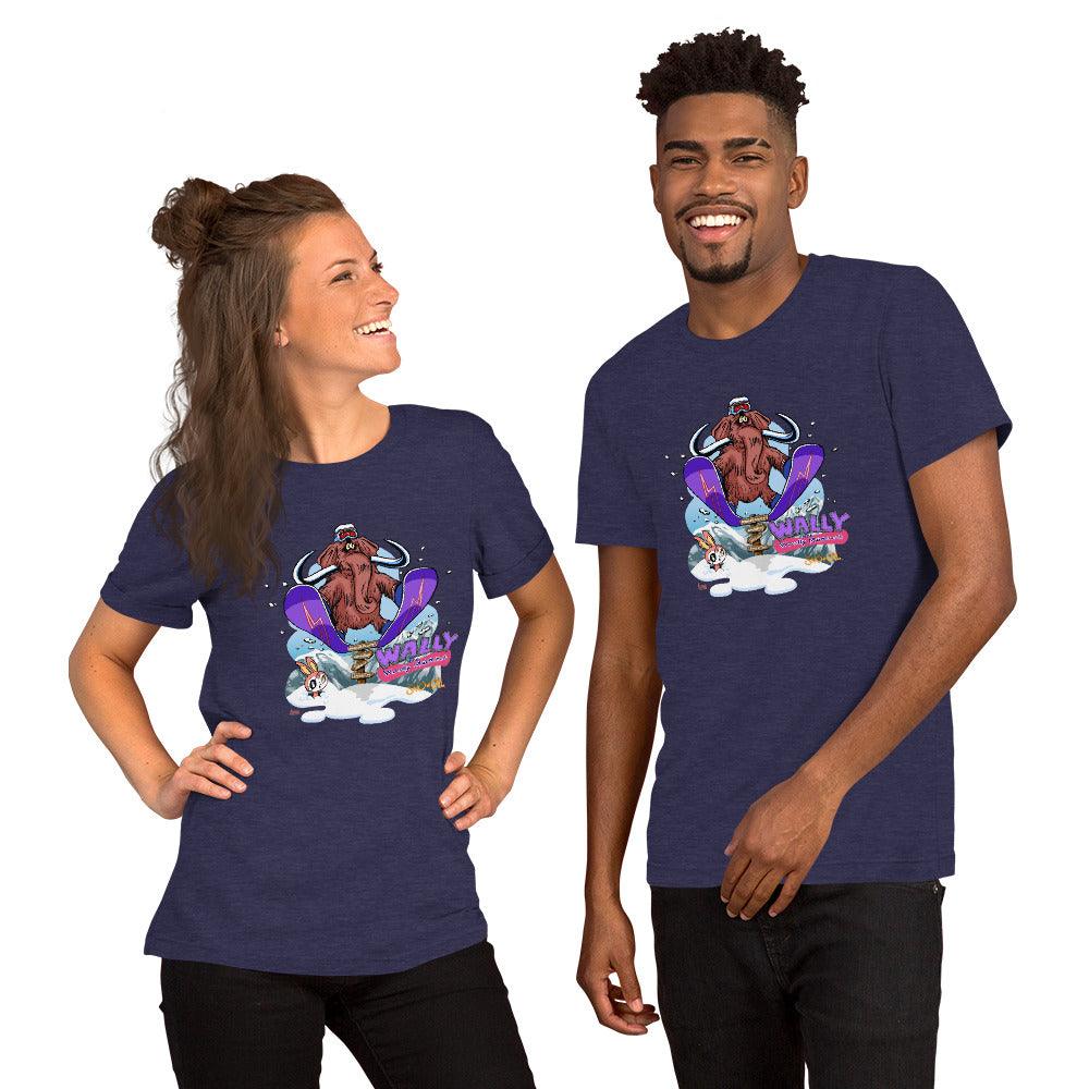 Wally the Woolly Mammoth snowboard shirt - Sno Cal