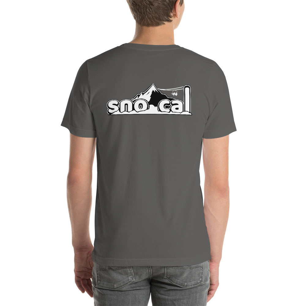 Sno Cal™ short-sleeve tee with white lettering logo - Sno Cal