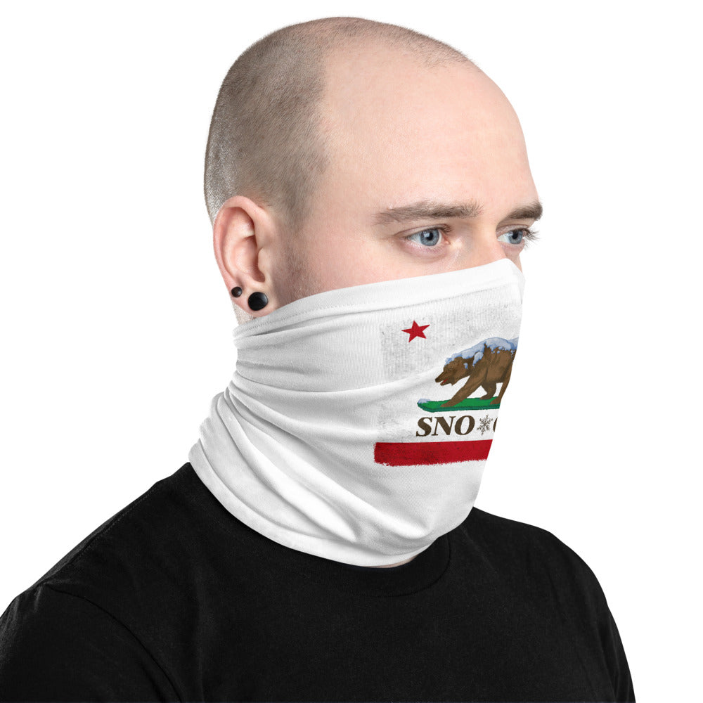 Sno*Cal CA Bear Flag Neck Gaiter - Sno Cal