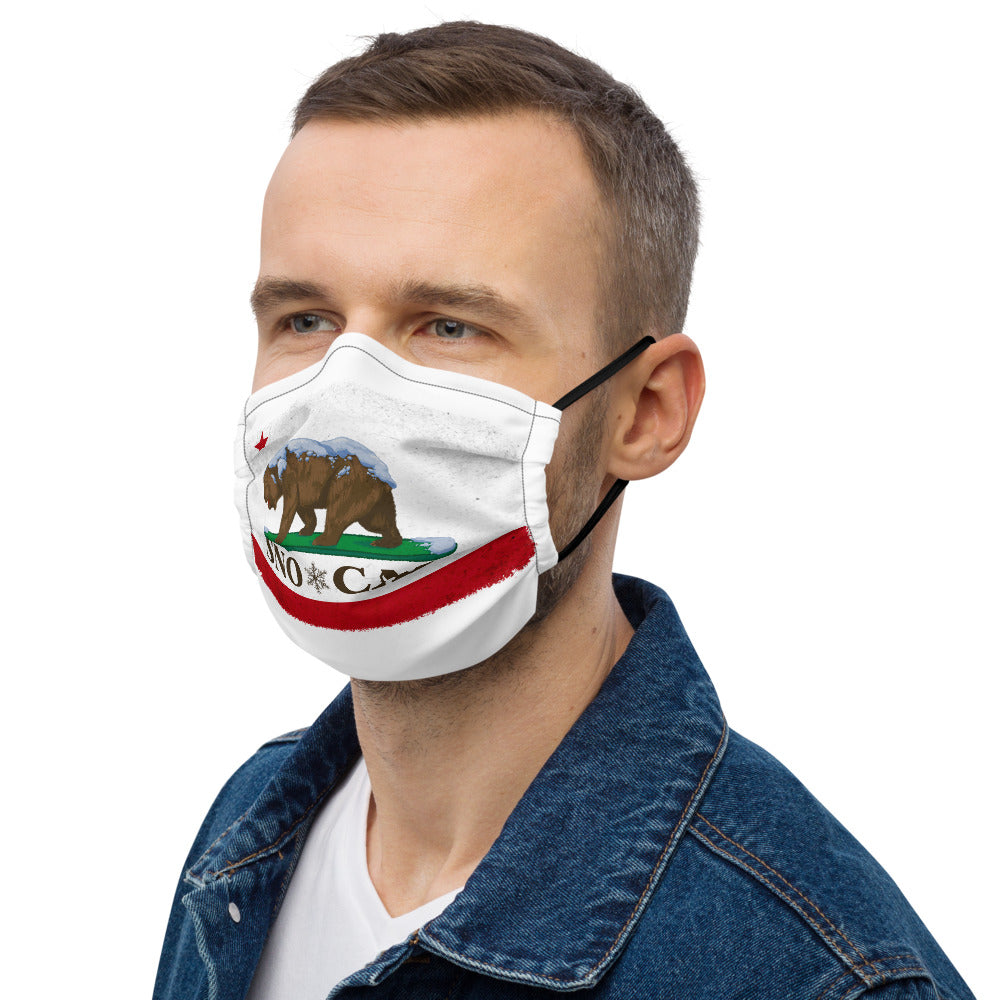 CA Bear Flag Face mask - Sno Cal