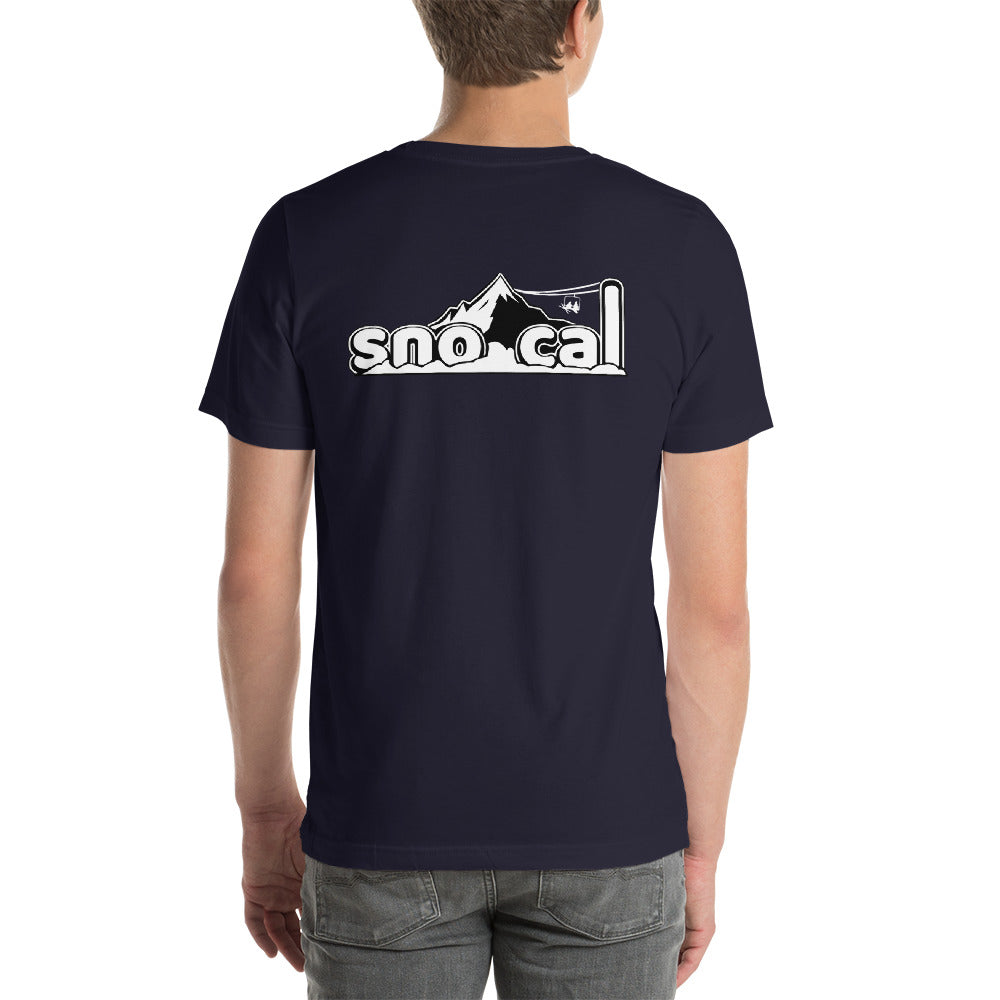 Sno Cal™ short-sleeve tee with white lettering logo - Sno Cal