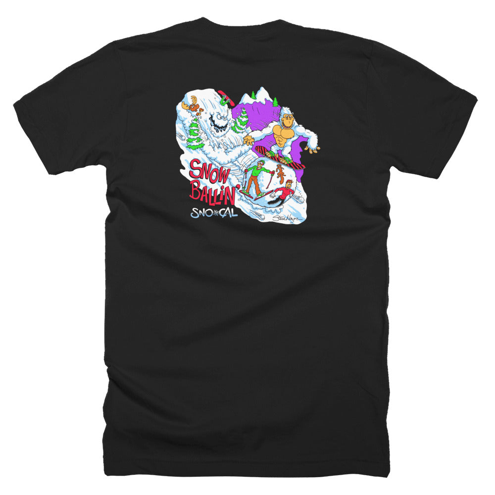 Sno Cal Snorilla Snow Ballin' Snowboard Shirt - Steve Nazar