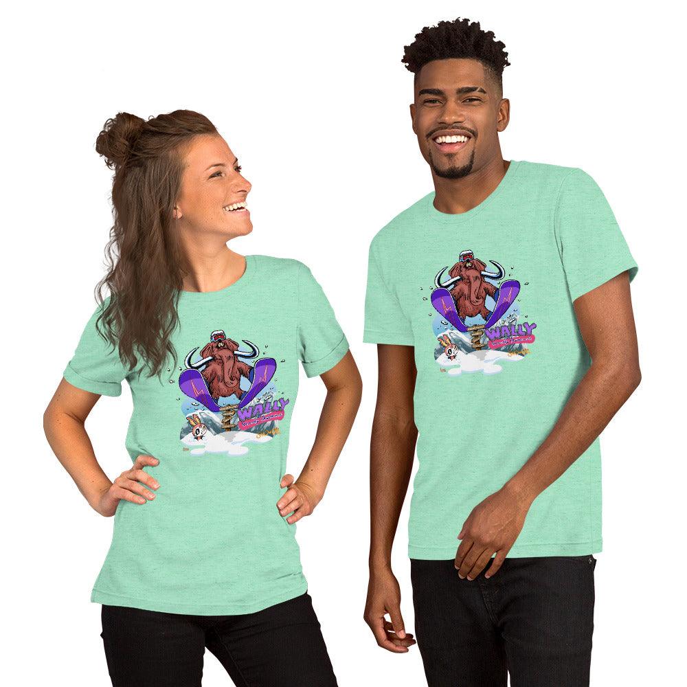 Wally the Woolly Mammoth snowboard shirt - Sno Cal